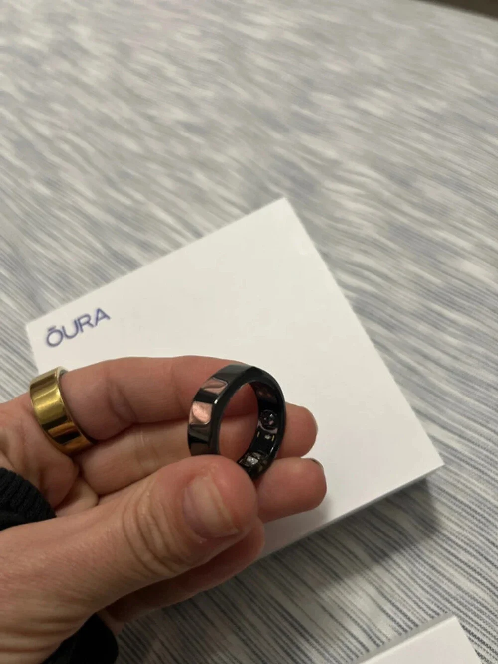 Brand new in box Oura Gen3 heritage black size US11 set